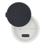 Lanterna recarregável de luz LED com vários modos e função zoom cor branco sétima vista