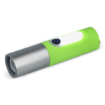 Lanterna recarregável de luz LED com vários modos e função zoom cor verde-lima