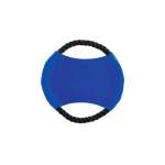 Frisbee ideal para animais de estimação, cordão resistente de algodão cor azul primeira vista