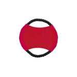Frisbee ideal para animais de estimação, cordão resistente de algodão cor vermelho primeira vista