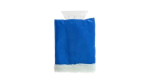 Raspador de gelo com luva de proteção de poliéster cor azul primeira vista