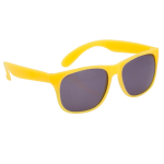 Óculos de sol em várias cores mate com lentes pretas translúcidas
