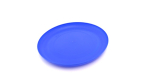 Clássico frisbee de plástico para o ar livre em várias cores cor azul quarta vista