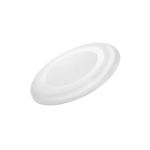 Clássico frisbee de plástico para o ar livre em várias cores cor branco primeira vista