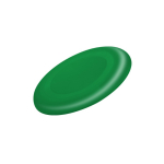 Clássico frisbee de plástico para o ar livre em várias cores cor verde primeira vista