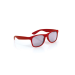 Óculos de sol para crianças em várias cores com lentes pretas cor vermelho segunda vista
