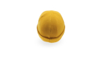 Gorro elástico de malha com rebordo para personalizar cor amarelo sexta vista