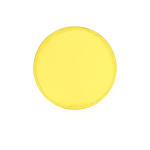 Frisbee de poliéster dobrável com bolsa pequena a condizer cor amarelo primeira vista