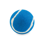 Clássica bola para animais de estimação, borracha forrada, macia cor azul primeira vista