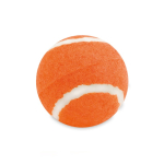 Clássica bola para animais de estimação, borracha forrada, macia cor cor-de-laranja segunda vista