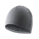 Gorro desportivo para o inverno de poliéster e lã 280 g/m2 cor cinzento segunda vista
