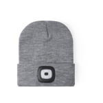 Gorro de inverno para o exterior com iluminação LED integrada cor cinzento primeira vista