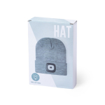 Gorro de inverno para o exterior com iluminação LED integrada vista com caixa