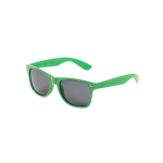 Óculos de sol de rPET com lentes pretas de proteção UV400 cor verde primeira vista