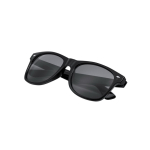 Óculos de sol de rPET com lentes pretas de proteção UV400 oitava vista