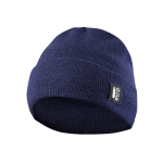Gorro de malha de poliéster rPET com rebordo frontal segunda vista