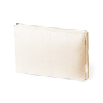 Capa acolchoada para portátil de algodão reciclado GRS 15'' cor natural primeira vista