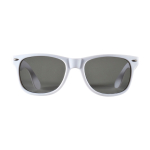Óculos de sol estilo retro, ideais para o exterior UV400 cor branco segunda vista frontal