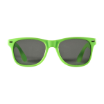 Óculos de sol estilo retro, ideais para o exterior UV400 cor verde-lima segunda vista frontal