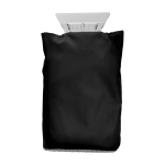 Raspador de gelo com luva de proteção e acolchoado interior cor preto segunda vista frontal