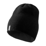 Gorro de malha elástico canelado de camada dupla Elevate Life cor preto