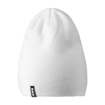 Gorro de malha elástico canelado de camada dupla Elevate Life cor branco segunda vista frontal