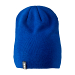 Gorro de malha elástico canelado de camada dupla Elevate Life cor azul real segunda vista frontal