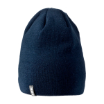 Gorro de malha elástico canelado de camada dupla Elevate Life cor azul-marinho segunda vista frontal