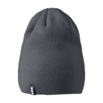 Gorro de malha elástico canelado de camada dupla Elevate Life cor cinzento topo segunda vista frontal