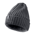 Gorro de malha canelado, elástico e flexível Elevate Life cor cinzento topo