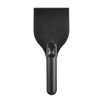Raspador de gelo grande de plástico reciclado com pega cor preto segunda vista frontal