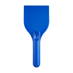 Raspador de gelo grande de plástico reciclado com pega cor azul real segunda vista frontal