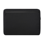 Pasta para portátil de poliéster reciclado e forro interior 15,6” cor preto segunda vista traseira