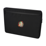 Pasta para portátil de poliéster reciclado e forro interior 15,6” cor preto