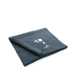 Cachecol acrílico de Polylana® de estilo elegante e sofisticado cor azul acinzentado vista principal