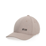Boné de algodão reciclado com 6 painéis de tecido marmoreado 200 g/m2 cor branco-sujo vista principal
