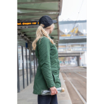 Boné de algodão reciclado de 6 painéis e rastreador AWARE™ 280 g/m2 cor preto vista de ambiente 2