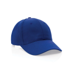 Boné de algodão reciclado de 6 painéis e rastreador AWARE™ 280 g/m2