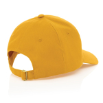 Boné de algodão reciclado de 6 painéis e rastreador AWARE™ 280 g/m2 quinta vista