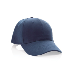 Boné de algodão reciclado de 6 painéis e rastreador AWARE™ 280 g/m2