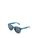 Óculos de sol retro de fibra de palha de trigo e proteção UV400 cor azul vista principal