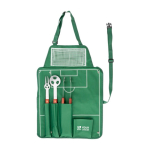 Avental de futebol especial para churrasco com 4 utensílios cor verde vista principal