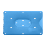 Porta-identificação de plástico transparente para uma credencial primeira vista