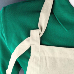 Avental feito de algodão Fairtrade com fecho ajustável 180 g/m2 segunda vista