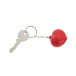 Porta-chaves com anti-stress em forma de coração para personalizar cor vermelho terceira vista