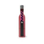 Saca-rolhas magnético em forma de garrafa de vinho com abre-garrafas cor cor-de-rosa oitava vista