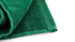 Toalha de algodão absorvente com mosquetão de transporte 40 x 50 cm cor verde-escuro quinta vista