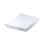 Toalha desportiva de microfibra de alta absorção 150 x 175 cm cor branco primeira vista