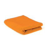 Toalha de mão, pequena, microfibra absorvente 45 x 30 cm 345 g/m2 cor cor-de-laranja primeira vista