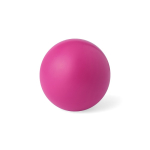 Bola anti-stress de PU brilhante em várias cores para personalizar cor fúcsia primeira vista